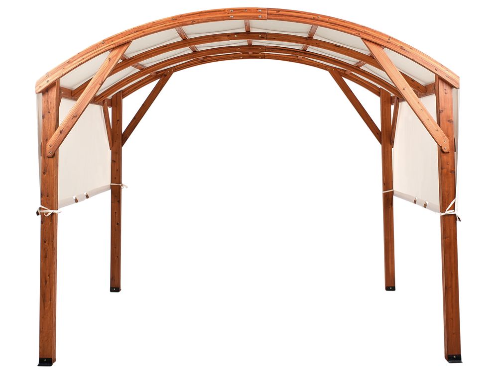 Paviljonki SCOPELLO 303 cm x 300 cm Havupuu Ruskea/beige