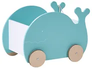 Toy Box with Wheels WOOLI 30 cm Blue_1027857