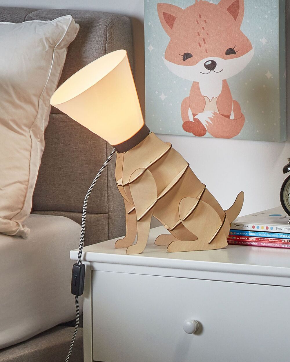Table Lamp ISNA Light Brown