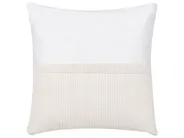 Corner Sofa 4 Seater LUNGO Corduroy Off-White Right Hand_898352