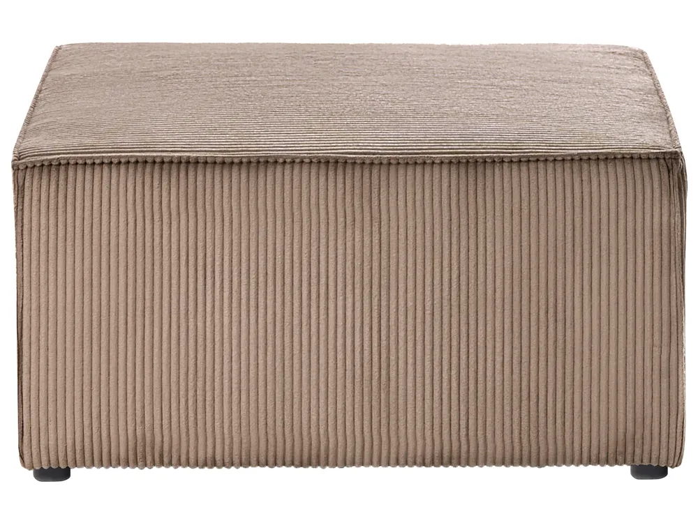 Ottoman LEMVIG Corduroy Dark Beige_1053187