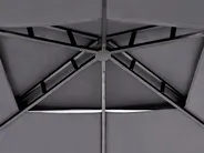 Paviljong NARO 240 cm 148 cm Metall Grå_851682