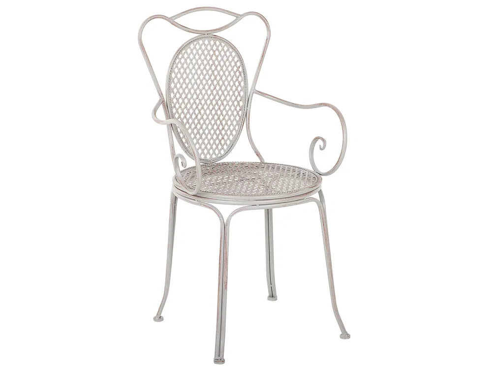 Bistro Set Folding CILENTO Metal Grey_749987