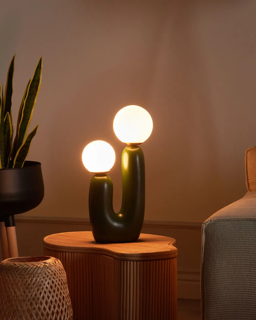 Table Lamp TULUN Dark Green_957181
