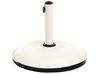Parasollfot CANZO Rund Vit 25 kg