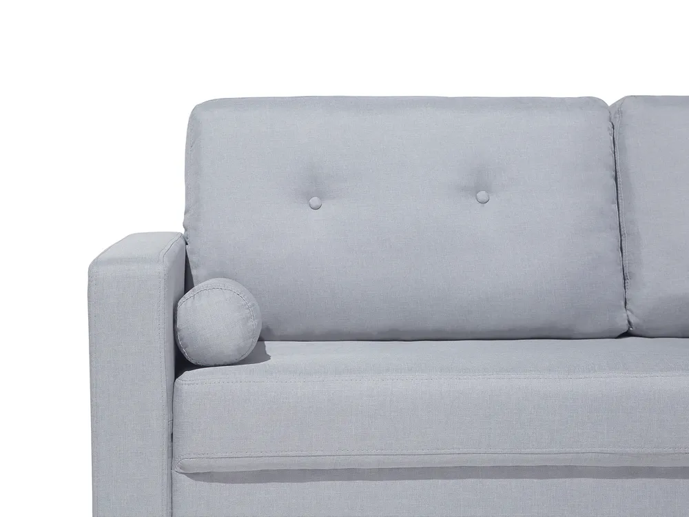 Sofa 2 Seater KALMAR Fabric Light Grey_755678