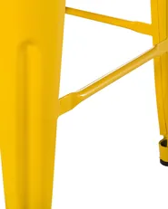 Set of 2 Bar Stools CABRILLO Metal Yellow_701269