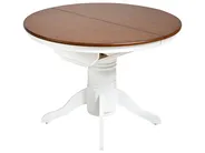 Jatkettava ruokapöytä AKRON Ruskea saarniviilu 106/150 cm 106 cm Puu_996820