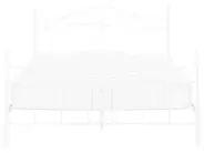 Bed Metal ANTLIA 140 x 200 cm (EU Double) White_806591