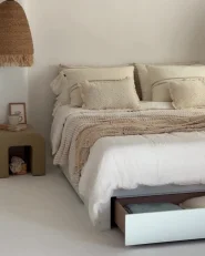 Sivupöytäsetti 2 kpl MOZIA Oliivinvihreä Beige_1056489