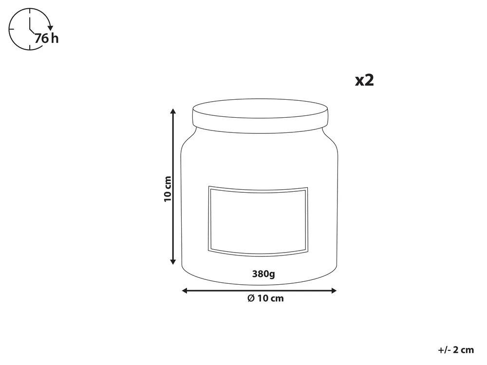 Set of 2 Scented Candles ABSOLUTE ALCHEMY Soy Wax Fresh Notes_874950