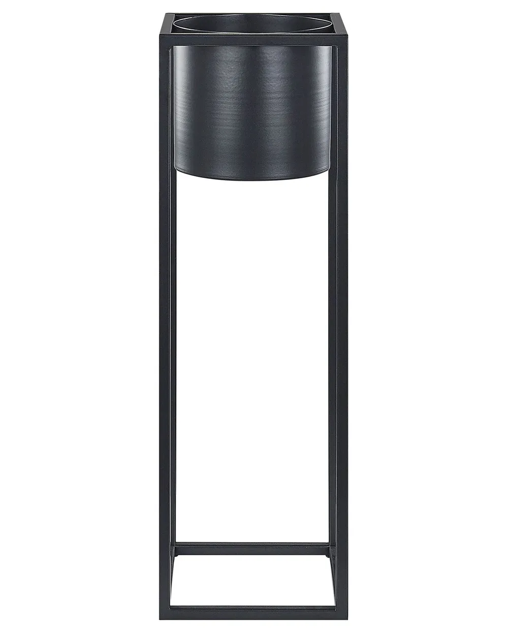 Elevated Plant Pot IDRA 15 cm Metal Black