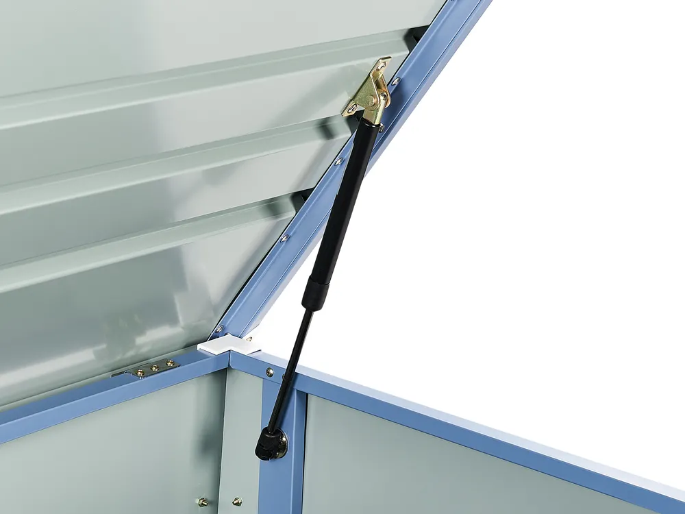 Förvaringslåda CEBROSA 165 cm 70 cm Metall Blå_944799