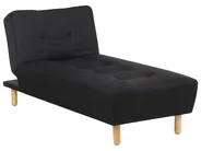 Chaise Longue ALSTEN Fabric Black_922034