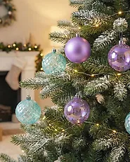 Set of 24 Baubles ASNEN Violet_1187171
