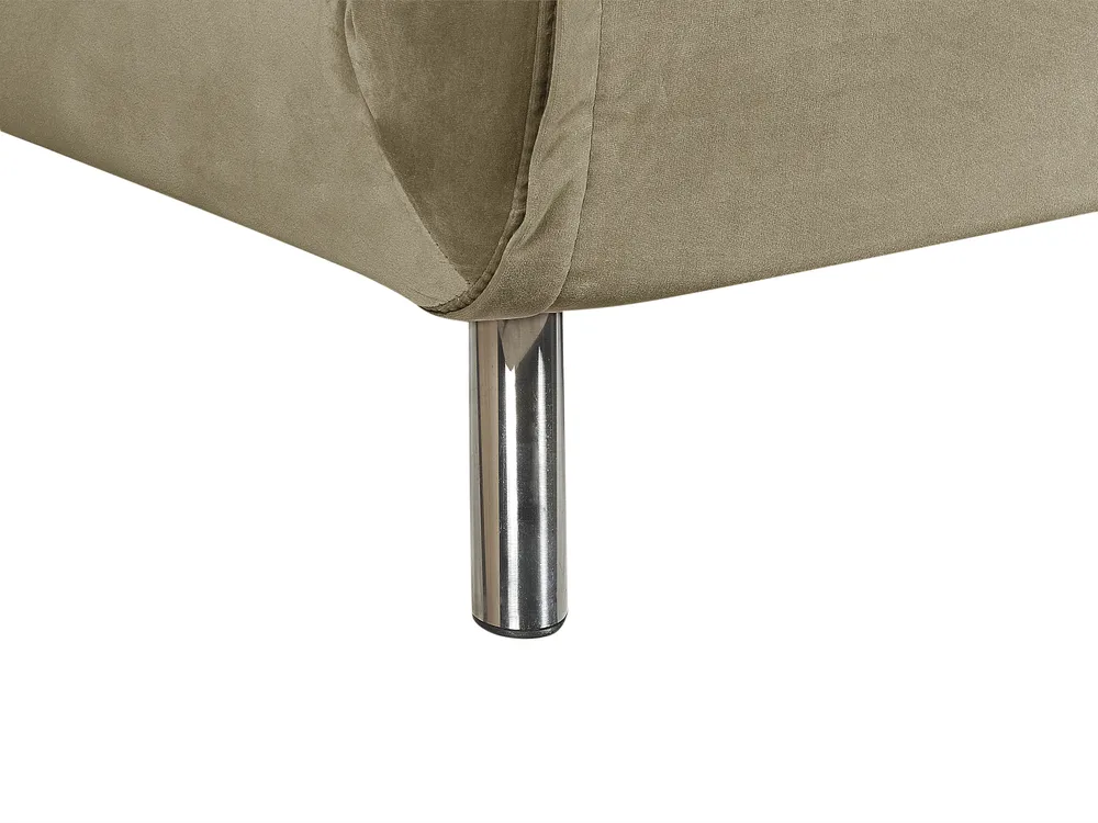 Single Sofa Bed FARRIS Velvet Olive Green_875553