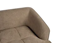 Sofa 3 Seater HOBRO Fabric Brown_949706