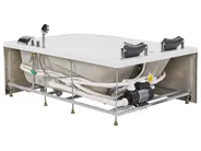 Corner Hot Tub with LED BAYAMO 1700 x 1200 mm White Right Hand_821170