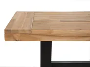 Garden Dining Set 6 Seater SCANIA Acacia Wood Black_474740
