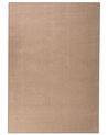 Shaggy Rug DEMRE Sand Beige 160 x 230 cm