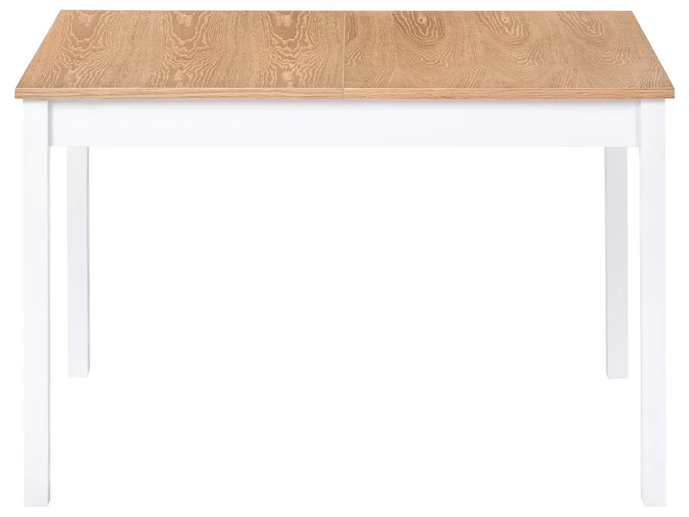 Jatkettava ruokapöytä HOUSTON Vaaleanruskea/valkoinen 120/150 cm 90 cm Mänty_1070982