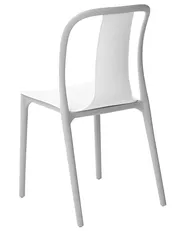 Set of 4 Garden Chairs SPEZIA White_808236