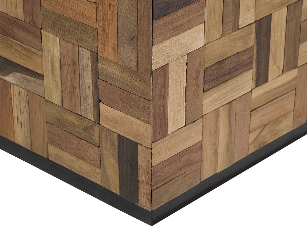 Coffee Table GAMETI Teak Wood Brown_704549