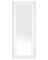 Väggspegel LUNEL 51 cm 141 cm Vit