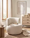 Armchair VOLDA Chenille Light Beige