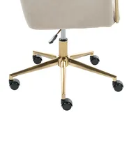 Skrivbordsstol ALTONA Sammet Beige_1131979