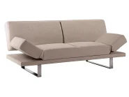 Sofa Bed 2 Seater YORK Fabric Beige_23907