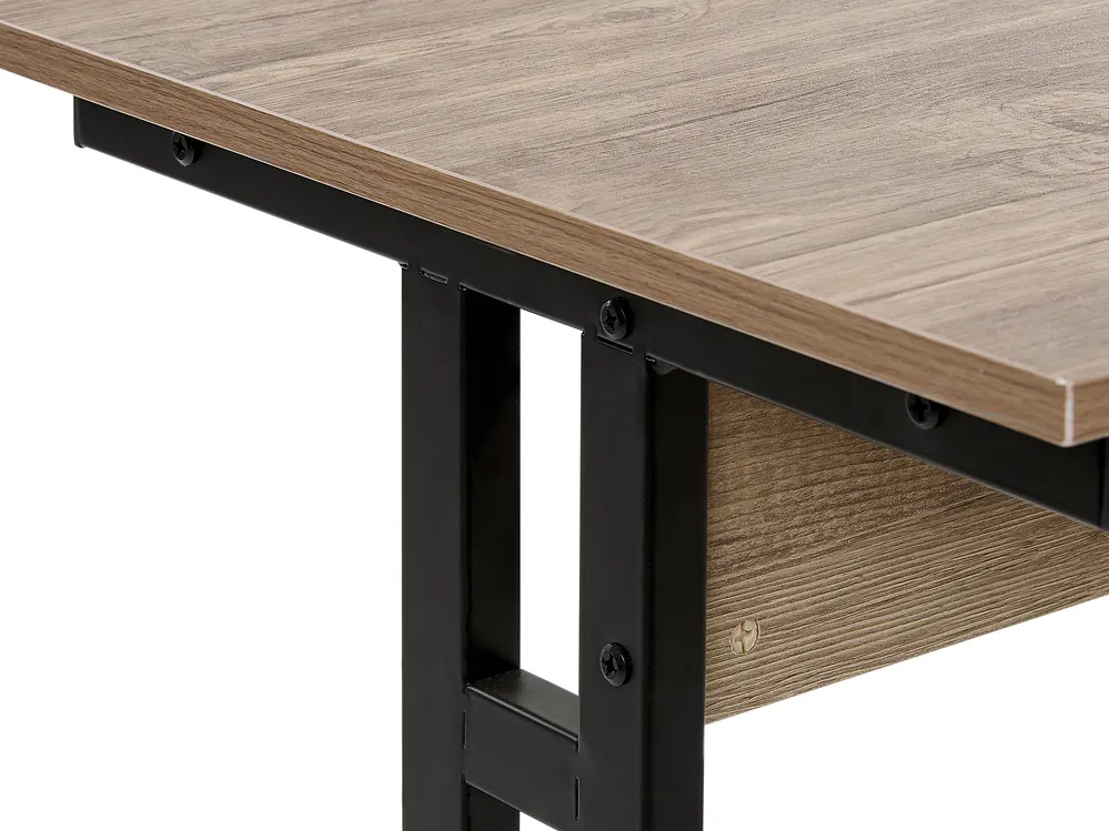 Home Office Desk CREEK 120 cm 48 cm Dark Brown_764443