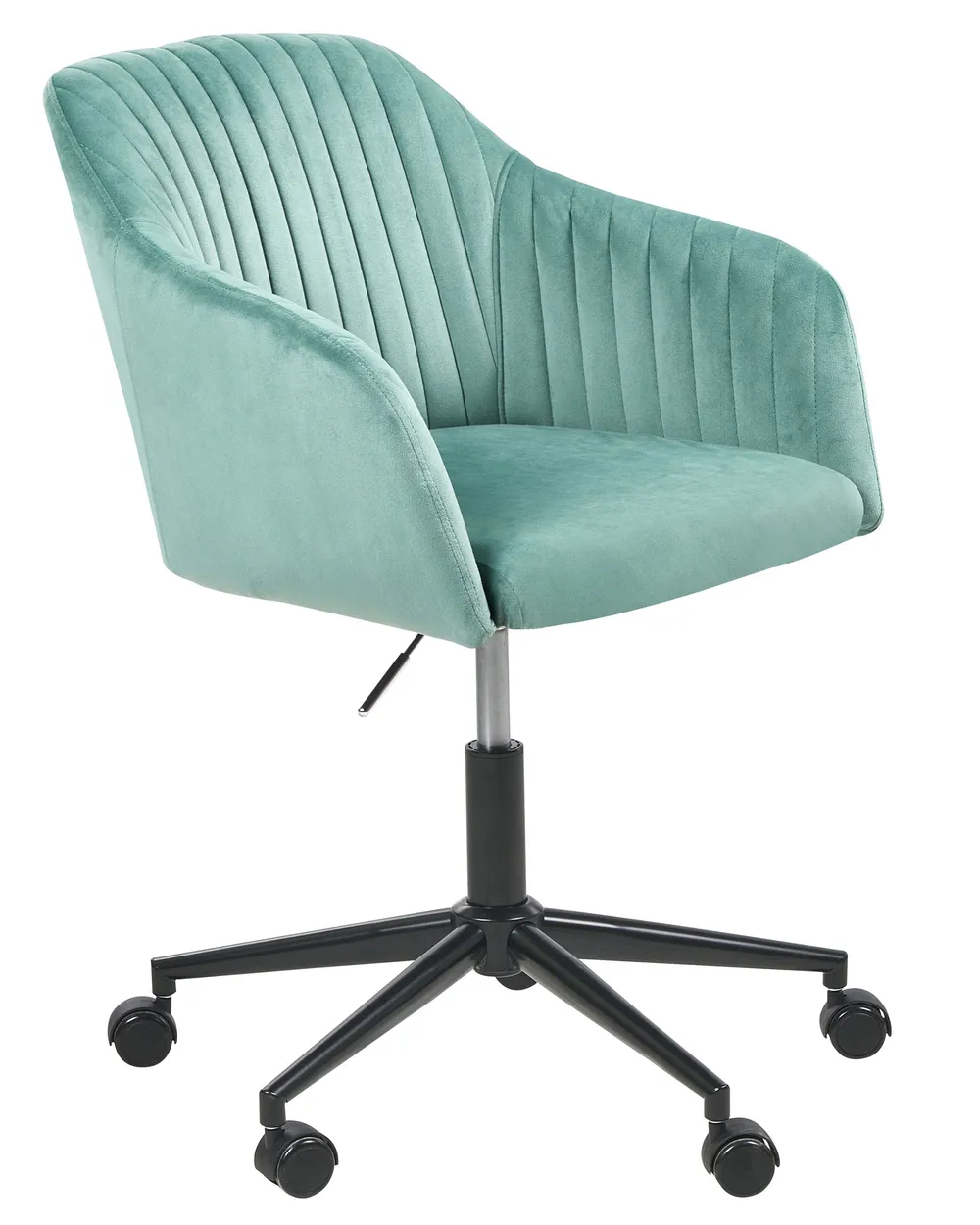 Desk Chair VENICE Velvet Mint Green