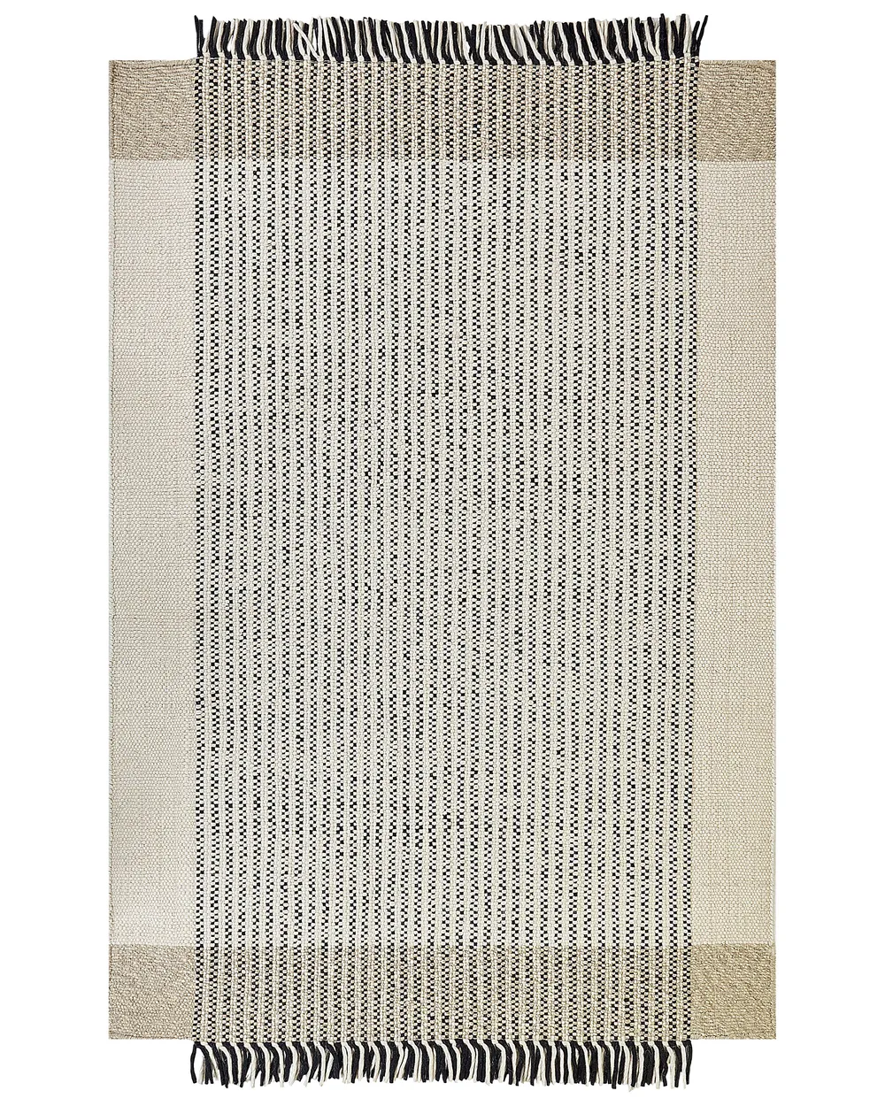 Rug DIVARLI Beige 200 x 300 cm Wool