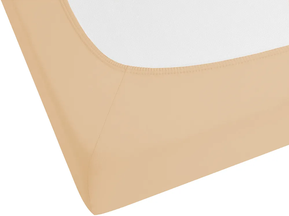 Formsydd laken JANBU 140 x 200 cm Bomull Beige_845945