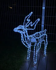 Ulkokoriste LED-valo INNNES 94 cm Poro Valkoinen_1041853