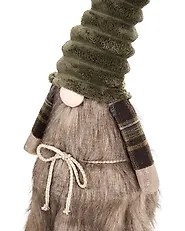 Set of 2 Christmas Decorations SUNDOM 69-93/81-111 cm Gnome Green_1175532