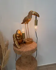 Table Lamp Gorilla HARAMBE Gold_1047764