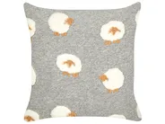 Set of 2 Decorative Cushions EINADIA 45 x 45 cm Grey_902983