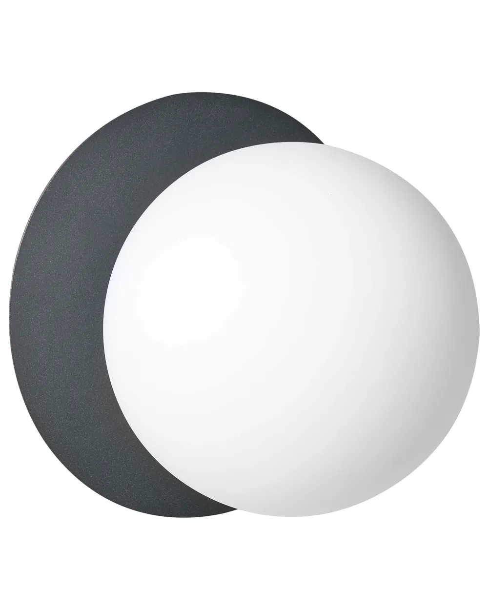 Set of 2 Wall Lamps BOUBLE Metal Black_1009122