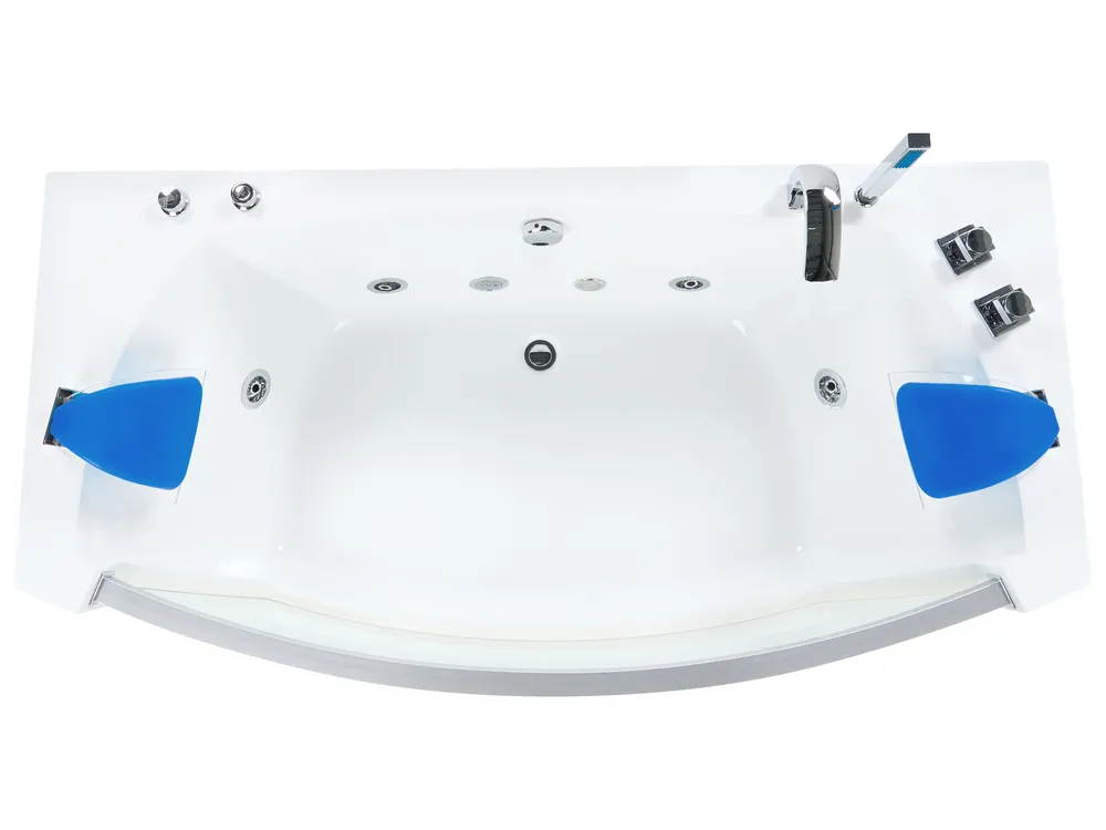 Kulmaporeamme LED-valolla FUERTE 175 x 85 cm Valkoinen_919428