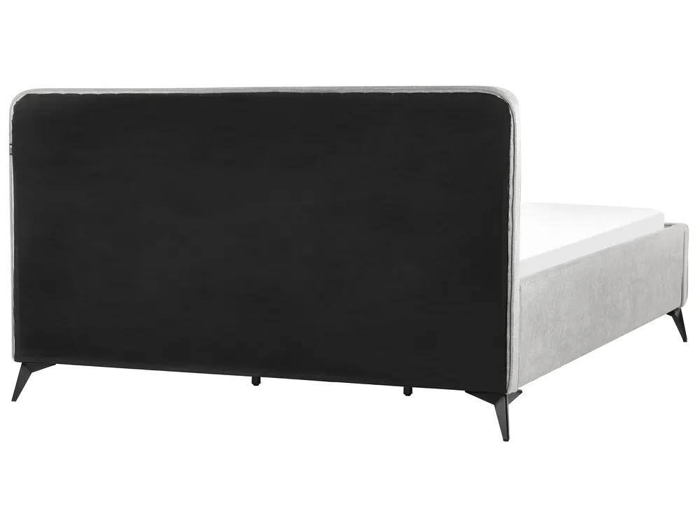 Bed Fabric VALOGNES 180 x 200 cm (EU Super King) Light Grey_887877