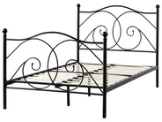Bed Metal DINARD 120 x 200 cm (EU Small Double) Black_1026458