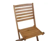 Garden Dining Set 6 Seater TOLVE Acacia Wood Brown_777864