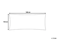 Torkkupeitto ASAKA puuvilla 130 x 180 cm Beige_728623