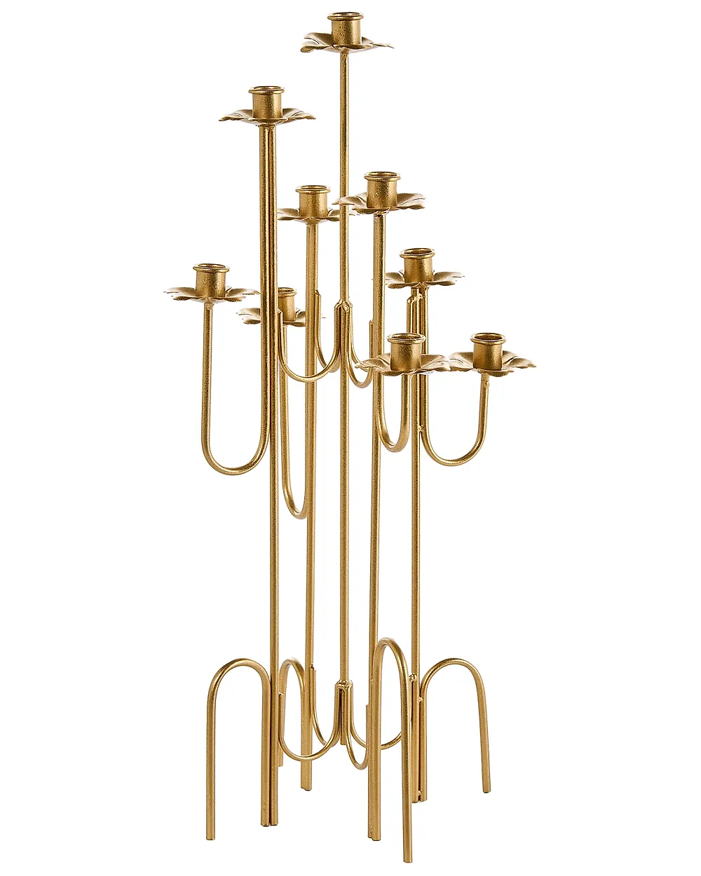 Ljusstake CHAROST 65 cm Guld