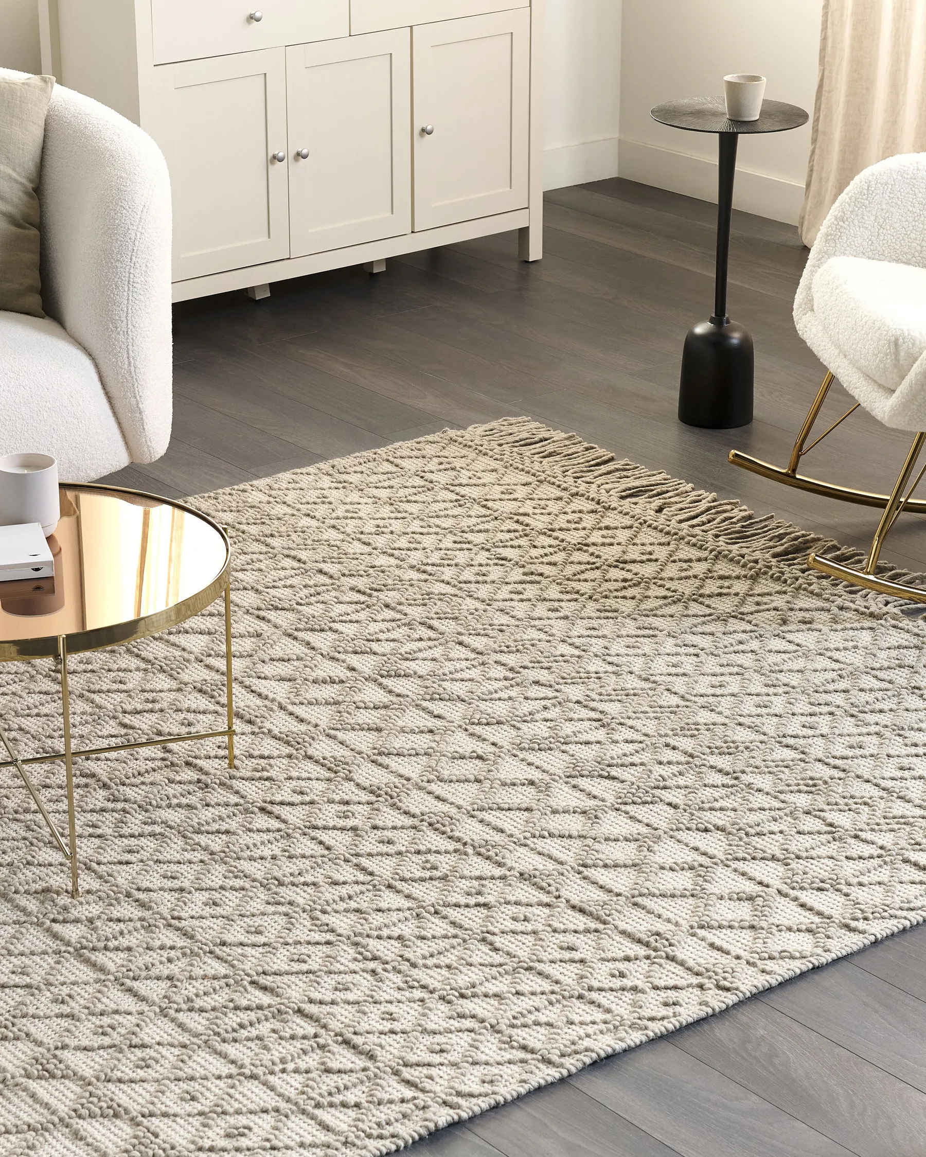 Matta ALUCRA Beige 160 x 230 cm Ull_856241