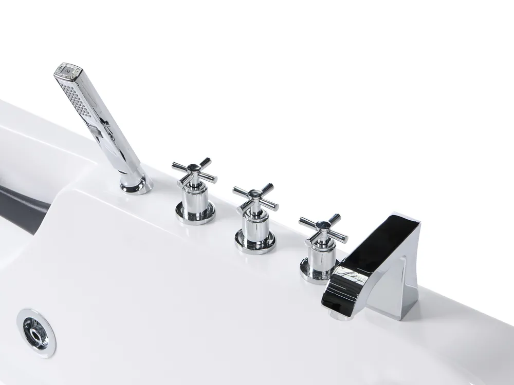 Massagebadkar SAYULA 1700 x 800 mm Vit Högervänd_1029496