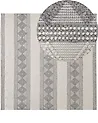 Matta BOZOVA Ljusbeige 200 x 200 cm Ull