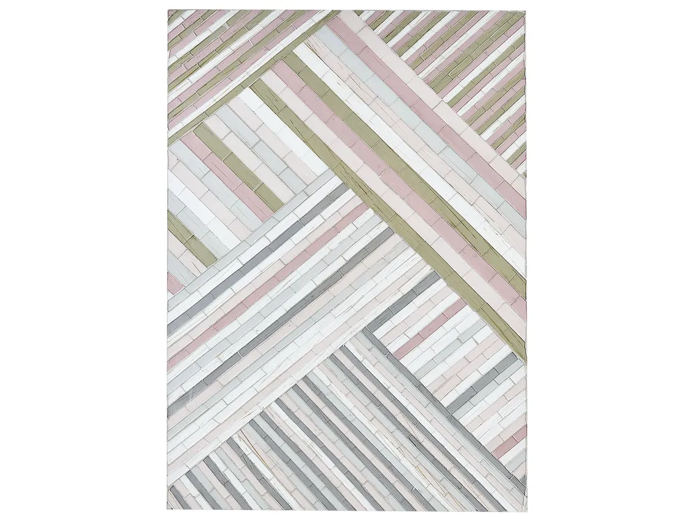 Wall Decor TEMBESI Glass 70 cm Multicolour